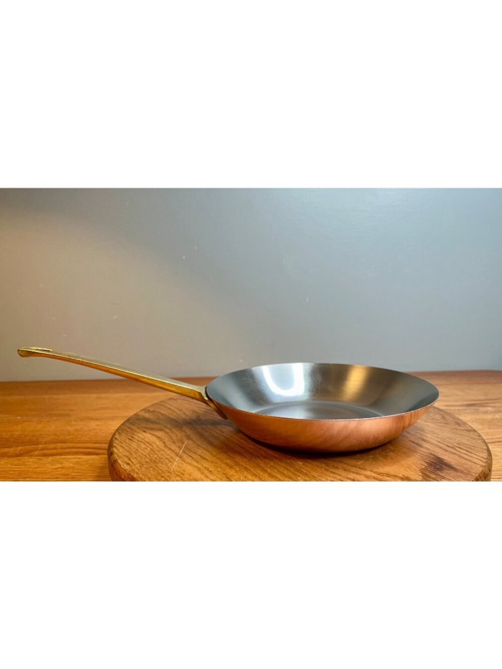 VTG Paul Revere Ware   Limited Edition 8.5 ”  Copper Skillet  Frying Pan With Br